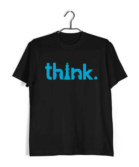 Chess THINK Sports Casual Graphic Printed T-Shirt for Men